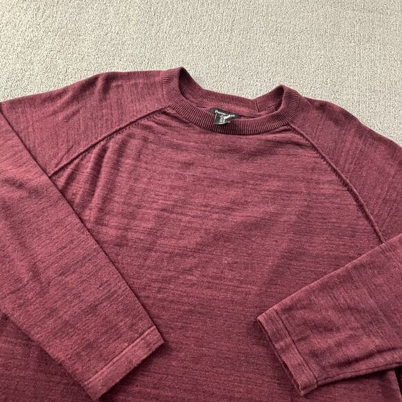 Porter And Ash Sweater Adult Extra Large Red Long Sleeve Sweatshirt Casual Men's - Picture 8 of 14